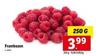 Lidl Frambozen aanbieding