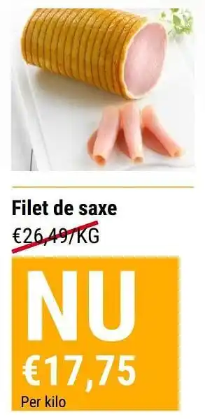 Filet de saxe
