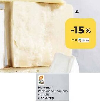 Montanari parmigiano reggiano uit italië