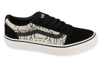 Berca Shoes Vans Veterschoen Meisjes/dames Maat 34/38 My Ward Metallic Snake - Zwart aanbieding