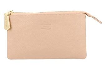 Berca Shoes Crinkles Portefeuille Dames Geldbeugel Groot 16x9x3 Cm - Roze aanbieding
