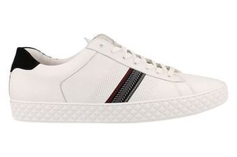 Berca Shoes 727 Cycleur De Luxe Sneaker Laag Heren Volledig Leder - Wit aanbieding