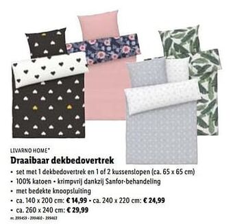 Lidl Draaibaar dekbedovertrek aanbieding