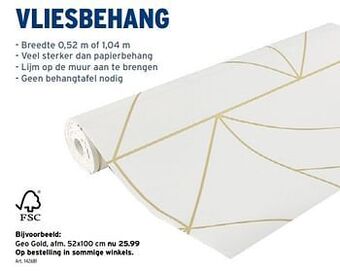 GAMMA Vliesbehang aanbieding
