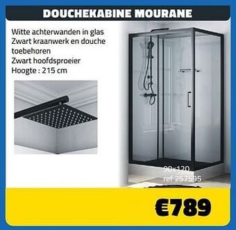 Douchekabine mourane