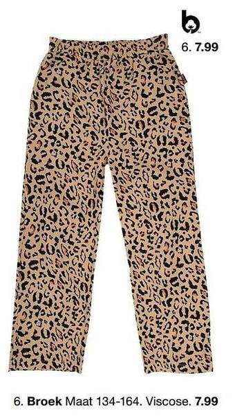 Zeeman Broek aanbieding