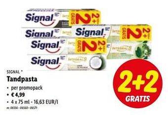 Lidl Tandpasta aanbieding