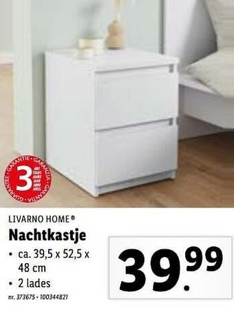 Lidl Nachtkastje aanbieding