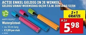 Lidl Waterpistool aanbieding