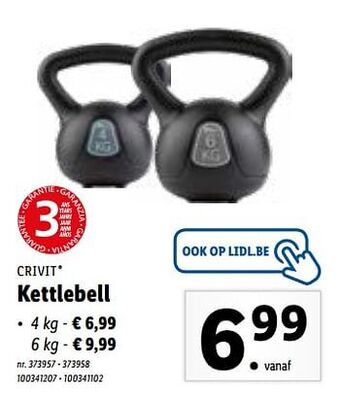 Lidl Kettlebell aanbieding