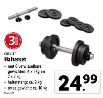 Lidl Halterset aanbieding