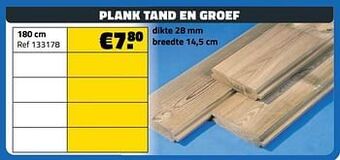 Bouwcenter Frans Vlaeminck Plank tand en groef aanbieding
