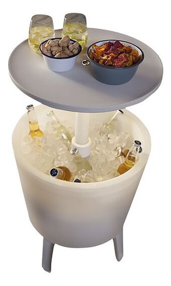 Dreamland Keter Allibert Cool Bar wit met licht aanbieding