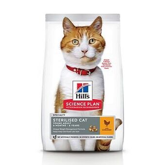 Zooplus 15kg Young Adult Sterilised Cat Kip Hill’s Science Plan Kattenvoer aanbieding
