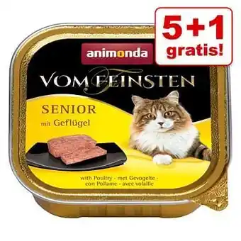 5 + 1 gratis! Animonda Vom Feinsten Senior - Lamsvlees