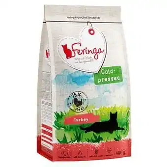 Zooplus 3x3kg Adult Koudgeperst Kalkoen Feringa Kattenvoer aanbieding