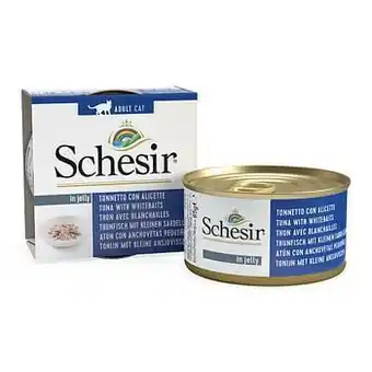 Zooplus 6x85g In Gelei Kipfilet met Ham Schesir Kattenvoer aanbieding
