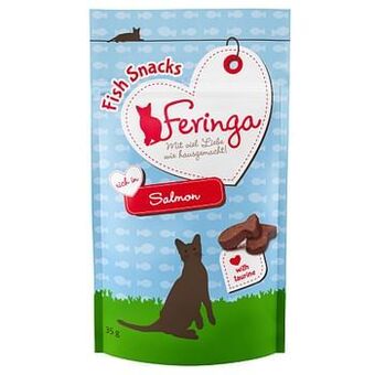 Zooplus 3x35g Vissnacks Zalm Feringa Kattensnack aanbieding