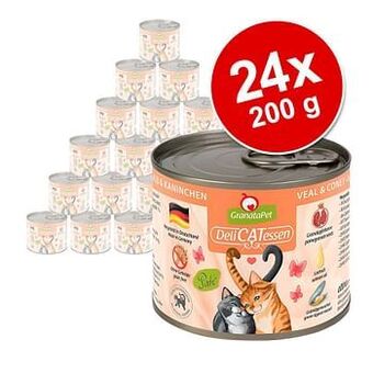 24x200g Spaarpakket Granata Pet DeliCatessen Kalkoen & fazant Kattenvoer