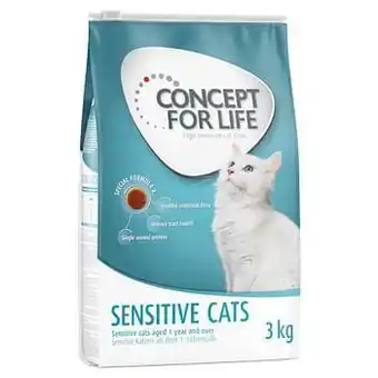 Zooplus 12x85g Sensitive Cats Sensitive Cats in Gelei Concept for Life Kattenvoer aanbieding