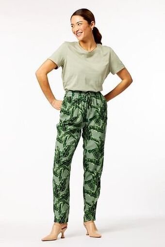 HEMA HEMA Dames T-shirt Lichtgroen (lichtgroen) aanbieding