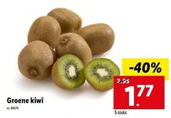 Lidl Groene kiwi aanbieding