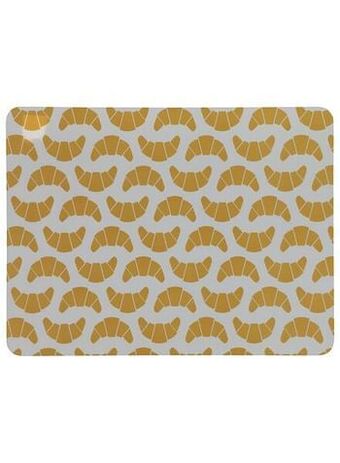 HEMA Placemat 32x42 Croissants (geel)