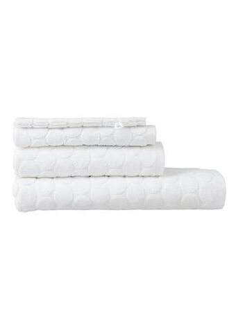 HEMA HEMA Handdoeken - Zware Kwaliteit - Gestipt Wit (wit) aanbieding