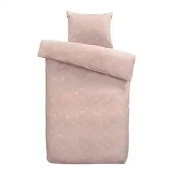Leen Bakker At Home by Beddinghouse dekbedovertrek Suave - roze - 140x200/220 cm - Leen Bakker aanbieding
