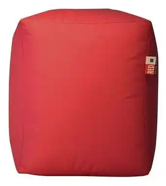 Poef Cube rood