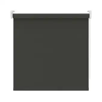 Leen Bakker Rolgordijn verduisterend - dessin antraciet - 150x190 cm - Leen Bakker aanbieding