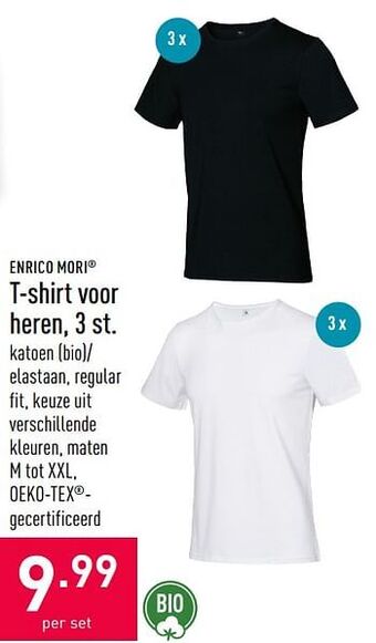 ALDI T-shirt voor heren aanbieding