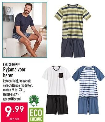 ALDI Pyjama voor heren aanbieding