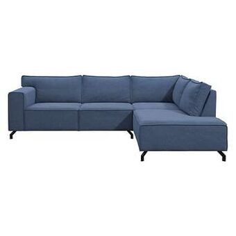 Leen Bakker Hoeksalon Jack - hoek rechts - blauw - Leen Bakker aanbieding