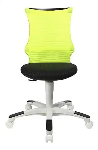 Dreamland Topstar kinderbureaustoel S’neaker fluo geel/zwart aanbieding