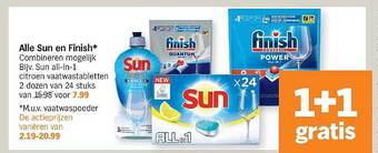Albert Heijn Alle Sun En Finish aanbieding