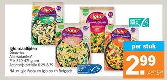 Albert Heijn Iglo Maaltijden aanbieding
