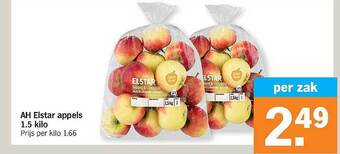 Albert Heijn Ah Elstar Appels aanbieding