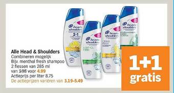Albert Heijn Alle Head & Shoulders aanbieding