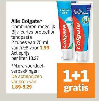 Albert Heijn Alle Colgate aanbieding