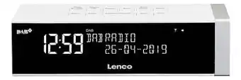 Dreamland Lenco wekkerradio CR-630 wit aanbieding
