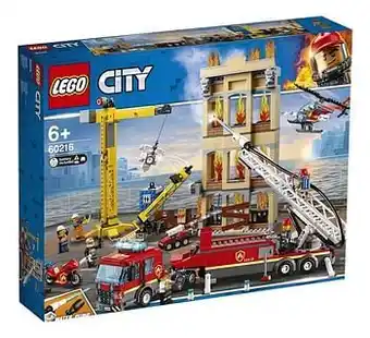 LEGO City 60216 Brandweerkazerne in de stad