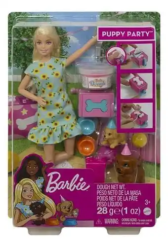 Dreamland Barbie mannequinpop Puppy Party aanbieding