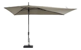 Dreamland Madison parasol Asymetriq Sideway aluminium 2,2 x 3,6 m taupe aanbieding