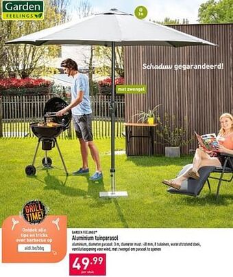Aluminium tuinparasol