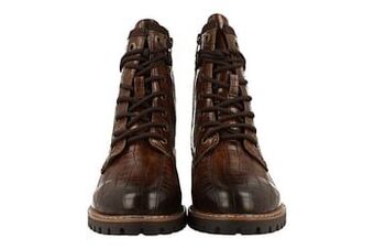 Berca Shoes S. Oliver Bottine Dames Trend Dierenprint - Cognac aanbieding