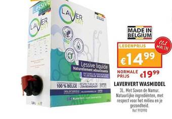 Trafic Laververt Wasmiddel aanbieding