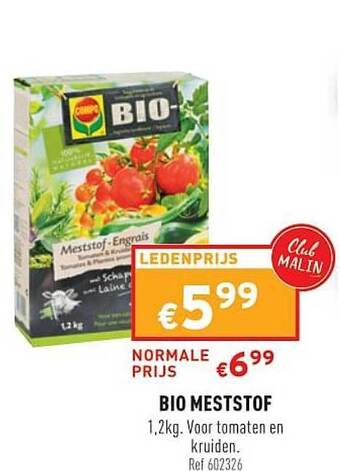 Trafic Bio Meststof aanbieding