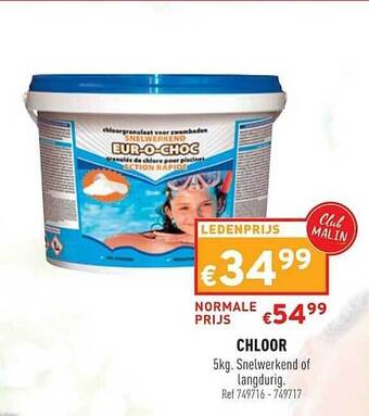 Trafic Chloor aanbieding