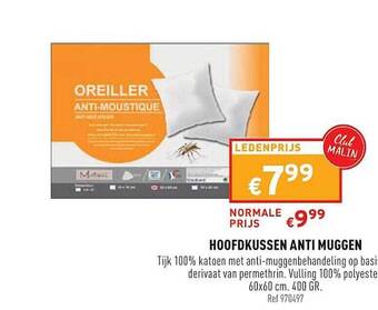 Trafic Hoofdkussen Anti Muggen aanbieding